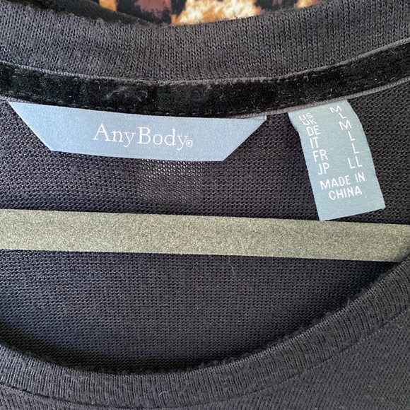 AnyBody Brushed Hacci Cold Shoulder dress - Picture 4 of 4